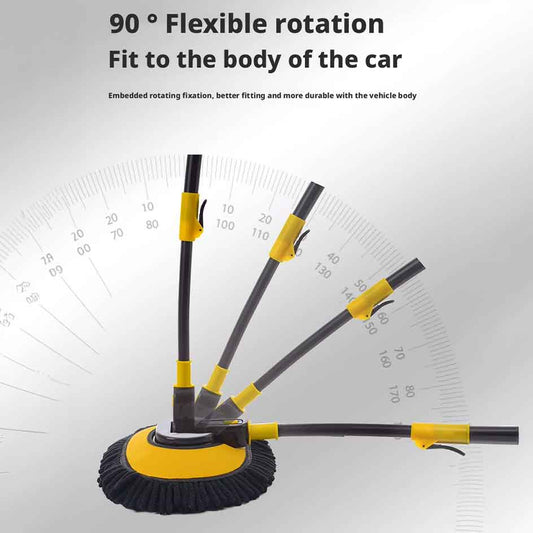 FlexiWash Pro™ Curved Telescopic Microfiber Car Wash Mop