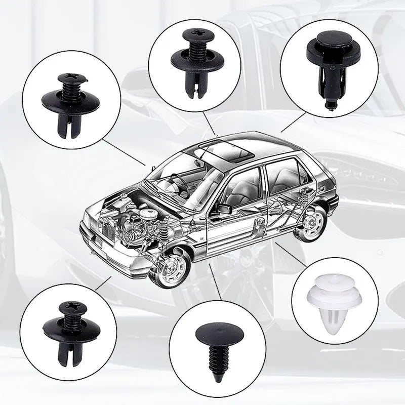 Universal Car Expansion Screws (Pack of 100)