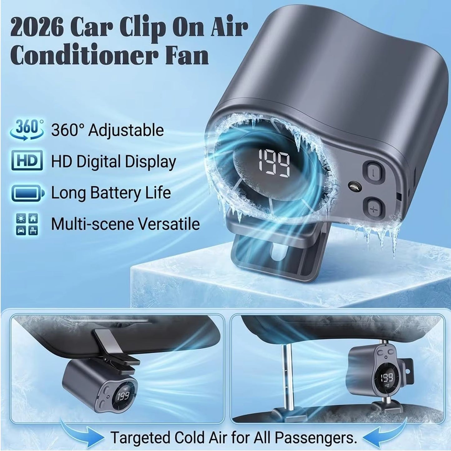 AeroChill™ Digital Turbo Portable Fan