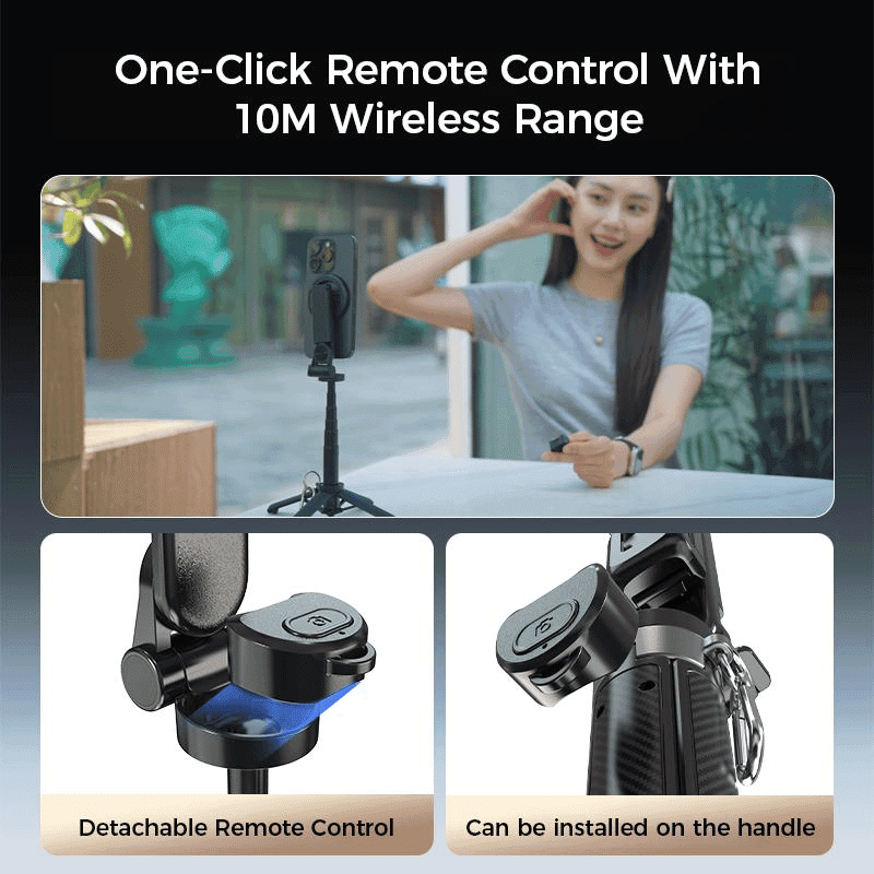 SnapNova™ 360° Premium Magnetic Selfie Stick